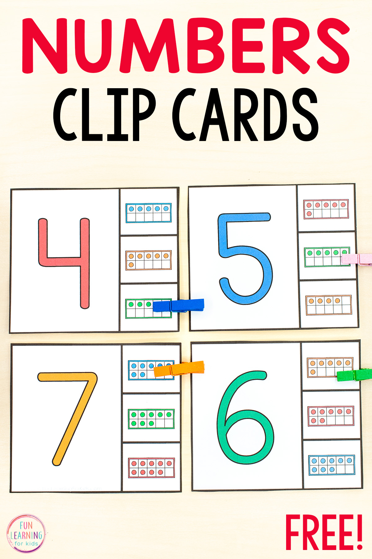 Free Printable Numbers For Preschoolers