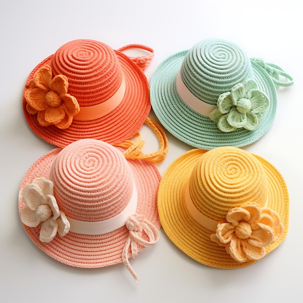 Premium Photo Little Style Icons Unveiling A World Of Adorable Hats For Kids Fashion Meets Fun